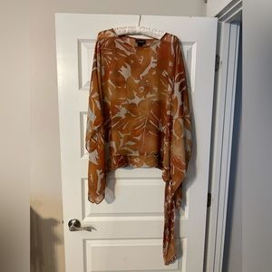 Plus Size BOHO sheer top 18/20